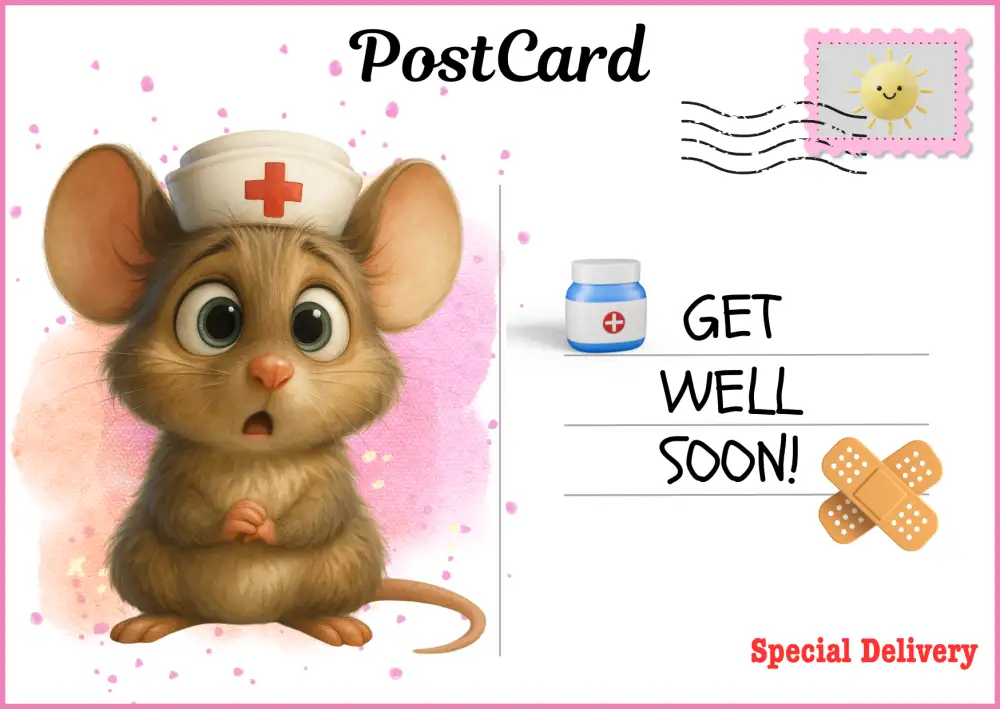 Get well soon - Mouse